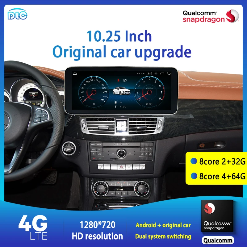 DLC Qualcomm Chip Upgrade Screen HD1920 8.8/12.5Inch Dsp Eight-Core 4+64G Android Central Player for Benz Cls350/400 2010-2017
DLC Qualcomm Chip Upgrade Screen HD1920 8.8/12.5Inch Dsp Eight-Core 4+64G Android Central Player for Benz Cls350/400 2010-2017