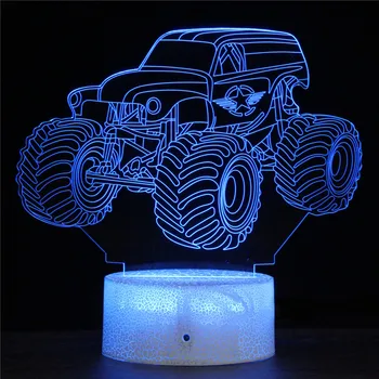 GiC Cartoon SUVS Vehicle 3D LED Jeep Car Night Light 7 Colors Change Baby Sleep Table Lamp Home Decor Holiday Kids Birthday Gift
GiC Cartoon SUVS Vehicle 3D LED Jeep Car Night Light 7 Colors Change Baby Sleep Table Lamp Home Decor Holiday Kids Birthday Gift