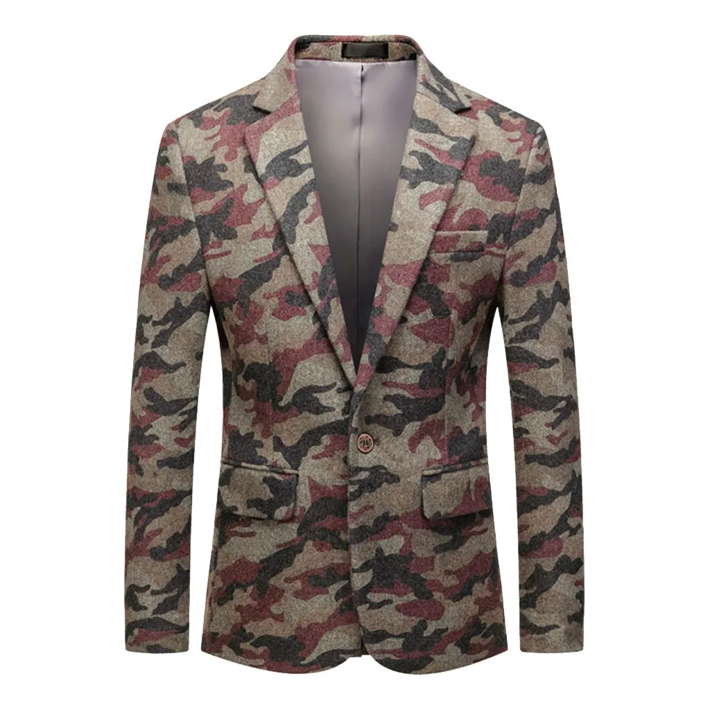 Camouflage Blazer Mens Slim Fit Blazer Slim Masculino Casual Mens Blazer Spring Autumn blazer hombre sobretudo masculino 9M3
Camouflage Blazer Mens Slim Fit Blazer Slim Masculino Casual Mens Blazer Spring Autumn blazer hombre sobretudo masculino 9M3