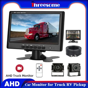 7'' AHD 720P Reverse Camera Car Monitor Vehicle Camera Aviation Head Cable 4 Pin Backup Camera for Truck RV Pickup by Develuck
7'' AHD 720P Reverse Camera Car Monitor Vehicle Camera Aviation Head Cable 4 Pin Backup Camera for Truck RV Pickup by Develuck