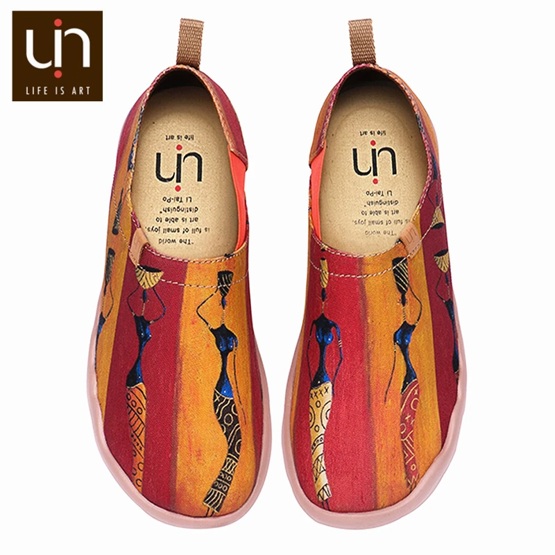 UIN African Series Hand-painted Canvas Shoes Women Comfort Loafers Ladies Outdoor Sneakers Casual Flat Shoes Super Lightweight
UIN African Series Hand-painted Canvas Shoes Women Comfort Loafers Ladies Outdoor Sneakers Casual Flat Shoes Super Lightweight