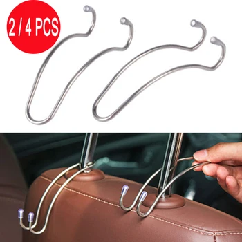 2/4pcs/lot Car Seat Back Hooks Stainless Steel Auto Hangers Organizer Universal Multifunction Storage Hooks House Storage Hook 
2/4pcs/lot Car Seat Back Hooks Stainless Steel Auto Hangers Organizer Universal Multifunction Storage Hooks House Storage Hook