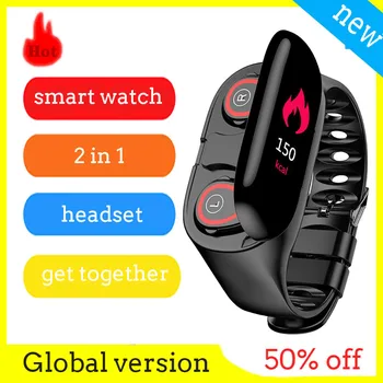 M1 Smart Bracelet with headset 2 in 1 wireless earphone smart watch Bluetooth 5.0 Wristband Fitness Tracker Headphone Watch Set
M1 Smart Bracelet with headset 2 in 1 wireless earphone smart watch Bluetooth 5.0 Wristband Fitness Tracker Headphone Watch Set
