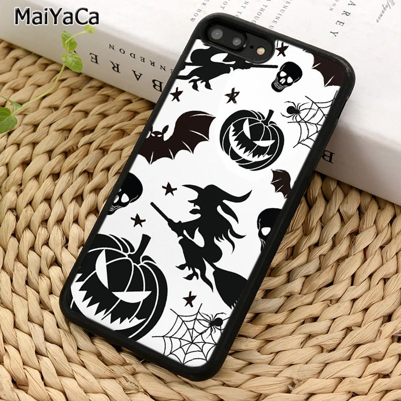MaiYaCa WITCH BROOMSTICK Хэллоуин чехол для телефона iPhone 5 6 S 7 8 plus 11 12 Pro X XR XS Max Samsung Galaxy S6 S7 S8 S9