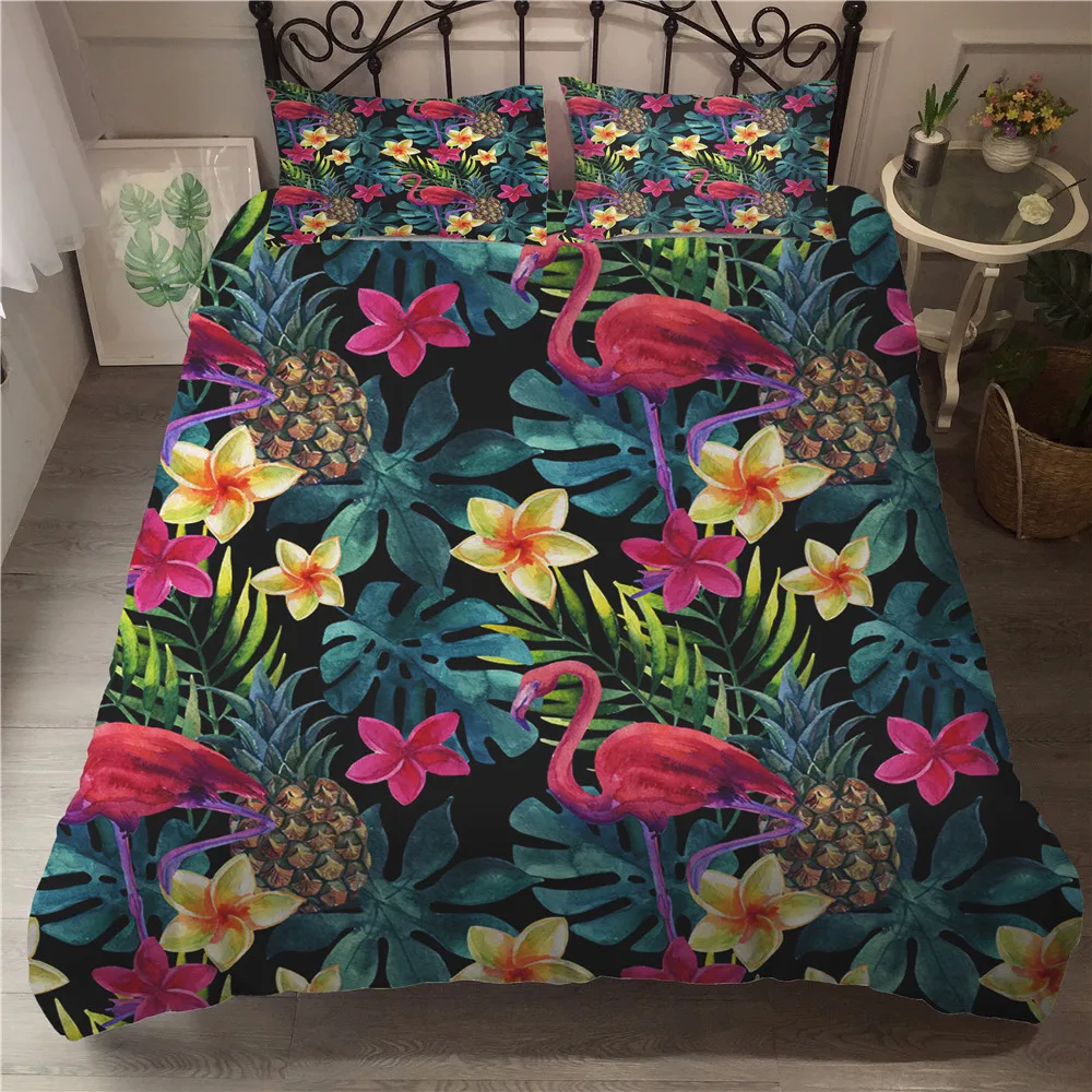 Set of Linen Bedding Cover Flamingo Printed Home Textiles Bed Clothes with Pillowcases King Comforter Set for Kids
Set of Linen Bedding Cover Flamingo Printed Home Textiles Bed Clothes with Pillowcases King Comforter Set for Kids