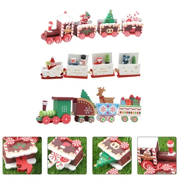 3Pcs Christmas Ornaments Practical Durable Adorable Showcase Decorations Wooden Ornaments Train Adornments for School Home
3Pcs Christmas Ornaments Practical Durable Adorable Showcase Decorations Wooden Ornaments Train Adornments for School Home