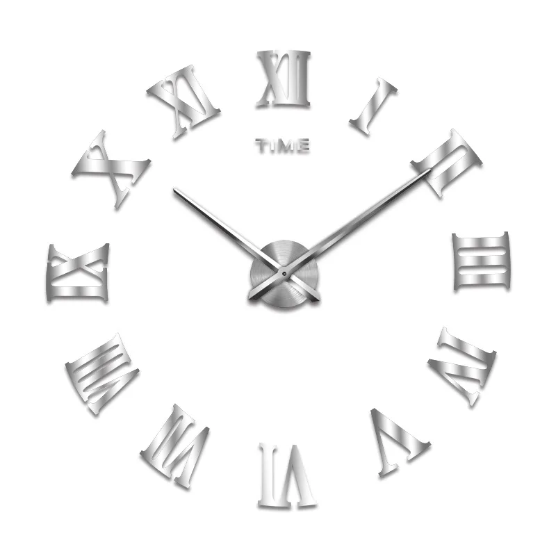 Hot Modern Design 3d Diy Wall Sticker Clock Acrylic Mirror Roman Numerals Kitchen Wall Clocks Living Room Home Decor Mute Clock
Hot Modern Design 3d Diy Wall Sticker Clock Acrylic Mirror Roman Numerals Kitchen Wall Clocks Living Room Home Decor Mute Clock