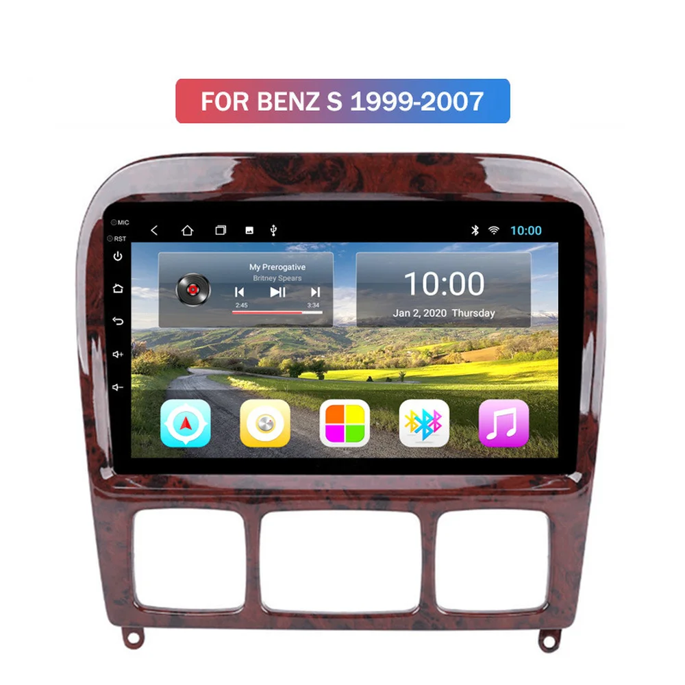 9'inch Android 9.0 car multimedia player GPS navigation for 1999-2007 Mercedes Benz S Class W220 S320 S350 S400 S430 S500 S600
9'inch Android 9.0 car multimedia player GPS navigation for 1999-2007 Mercedes Benz S Class W220 S320 S350 S400 S430 S500 S600