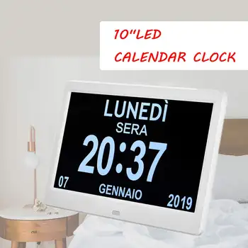 LED Digital Clock Calendar Day Home Decor Day/Week/Month/Year for Adolescent/ Elderly Dementia/Vision Impairment Support Night
LED Digital Clock Calendar Day Home Decor Day/Week/Month/Year for Adolescent/ Elderly Dementia/Vision Impairment Support Night