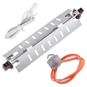 WR51X10055 Refrigerator Defrost Heater Replacements WR55X10025 Refrigerator Temperature Sensor,Defrost Thermostat
WR51X10055 Refrigerator Defrost Heater Replacements WR55X10025 Refrigerator Temperature Sensor,Defrost Thermostat