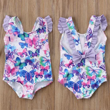 2020 Summmer New One Piece Baby Girl Flower butterfly Print Bathing Suit Backless Swimwear Cute Kids Ruffles Swimming Swimsuit 
2020 Summmer New One Piece Baby Girl Flower butterfly Print Bathing Suit Backless Swimwear Cute Kids Ruffles Swimming Swimsuit