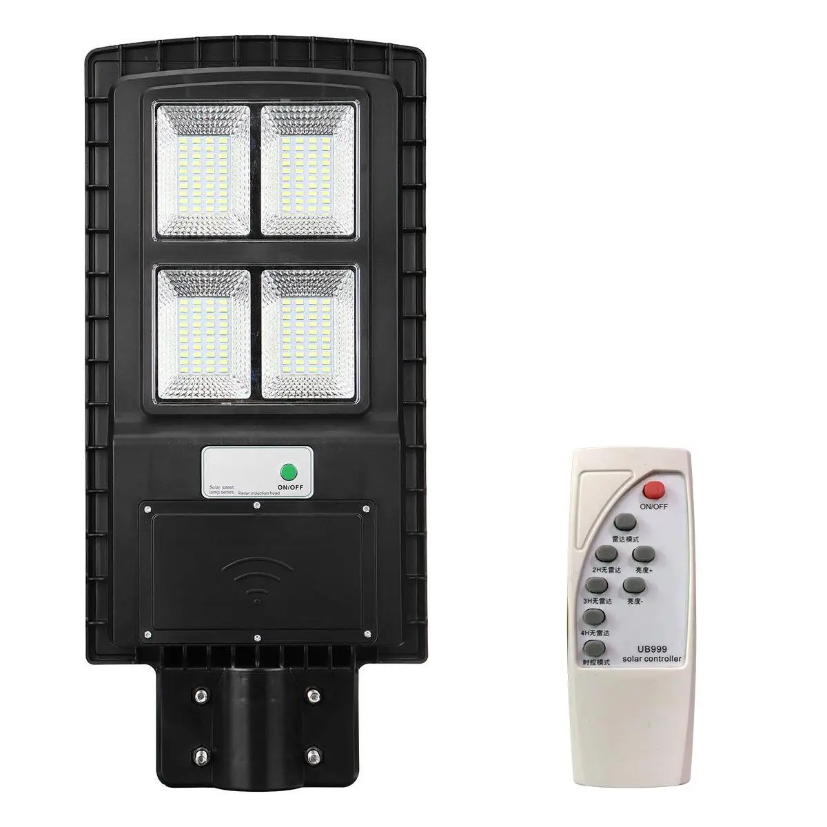 90W LED Solar Light with Remote Controller Outdoor Lighting for Villas and Garden Black Grey Sensor Street Lamp
90W LED Solar Light with Remote Controller Outdoor Lighting for Villas and Garden Black Grey Sensor Street Lamp