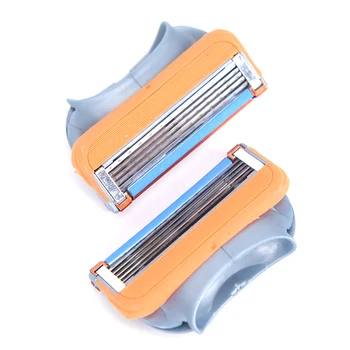 4Pcs/Pack 5 Layers Blades High Quality Powerful Shaver Facial Care Men Shaving Blades Men Razor
4Pcs/Pack 5 Layers Blades High Quality Powerful Shaver Facial Care Men Shaving Blades Men Razor
