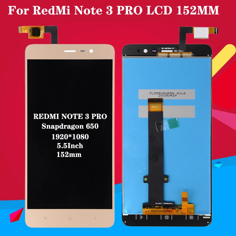 Dinamico 152MM For redmi note 3 pro display lcd Touch Screen Digitizer Assembly Replacement with tools free shipping
Dinamico 152MM For redmi note 3 pro display lcd Touch Screen Digitizer Assembly Replacement with tools free shipping