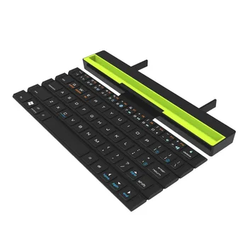 Scroll Keyboard Outdoor Portable Wireless Bluetooth 64 Keys Foldable Mini Keyboard