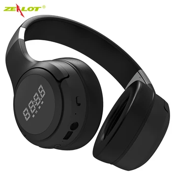 ZEALOT B28 HiFi stereo Bluetooth headset wireless headset foldable LED digital display supports Micro AUX FM microphone TF card
ZEALOT B28 HiFi stereo Bluetooth headset wireless headset foldable LED digital display supports Micro AUX FM microphone TF card