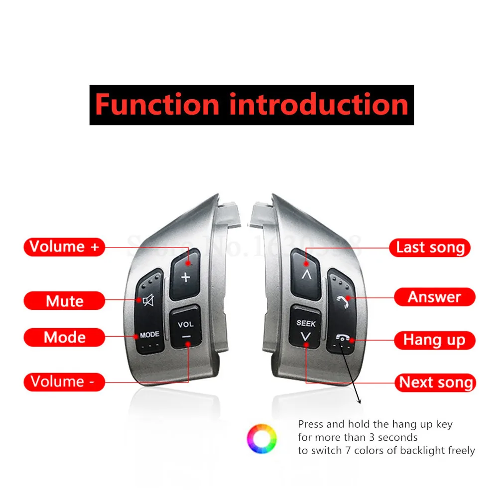 New Style For Suzuki Swift 2005-2016 For SX4 2006-2013 Combinatio Switch Multifunction Steering Wheel Audio switch Button
New Style For Suzuki Swift 2005-2016 For SX4 2006-2013 Combinatio Switch Multifunction Steering Wheel Audio switch Button
