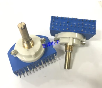 RE29 type rotary band switch 6 knife 4 gear rotation switch round shaft 25MM vertical
RE29 type rotary band switch 6 knife 4 gear rotation switch round shaft 25MM vertical