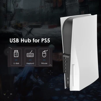 For PS5 USB Hub 6 in 1 USB Splitter Expander Hub Adapter with 5 USB A + 1 USB C Ports for PlayStation 5 Digital Edition Console
For PS5 USB Hub 6 in 1 USB Splitter Expander Hub Adapter with 5 USB A + 1 USB C Ports for PlayStation 5 Digital Edition Console