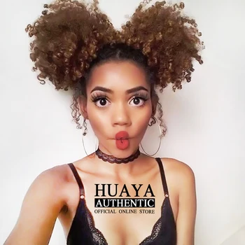 HUAYA Afro Short Kinky Curly Puff Synthetic Chignon Hair Bun With Drawstring Ponytail Hair Extensions Black Women Updo Hairpiece
HUAYA Afro Short Kinky Curly Puff Synthetic Chignon Hair Bun With Drawstring Ponytail Hair Extensions Black Women Updo Hairpiece