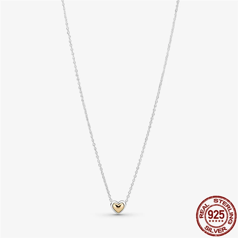 

2021 Новый Лидер продаж подлинное серебро 925 пробы Корона циркон любовь кулон ожерелье горячий модный дизайн ожерелье ювелирные изделия