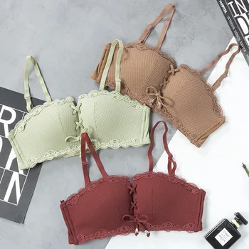 Sexy Strapless Bra Anti-slip Pull B Push up Underwear Female Small Bust Don't Empty Cup Breast Hugging Popped Girls Bra
Sexy Strapless Bra Anti-slip Pull B Push up Underwear Female Small Bust Don't Empty Cup Breast Hugging Popped Girls Bra