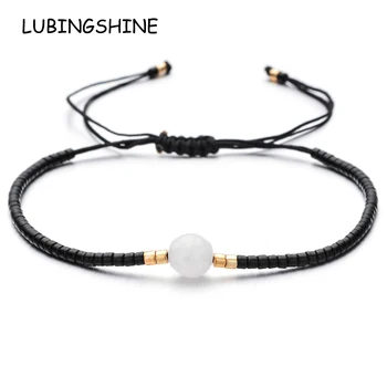 20pcs/lot Natural Stone Charms Bracelet Crystal Seed Bead Couple Braided Adjustable Rope Chain Bracelets for Women Men Jewelry
20pcs/lot Natural Stone Charms Bracelet Crystal Seed Bead Couple Braided Adjustable Rope Chain Bracelets for Women Men Jewelry