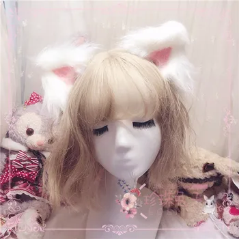 DIY Lolita Plush Simulation Cat Ear Kemonomimi Hairpin Headdress Soft Girl Ear clip Anime Cosplay Animal Ear Costume Props
DIY Lolita Plush Simulation Cat Ear Kemonomimi Hairpin Headdress Soft Girl Ear clip Anime Cosplay Animal Ear Costume Props