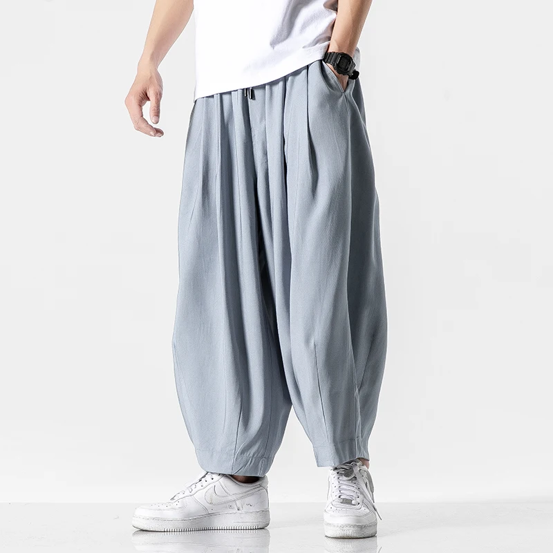 Men Wide Leg Pants 2020 Drawstring Joggers Plain Pockets High Street Casual Trousers Men Baggy Fashion Harem Pants 5XL-M
Men Wide Leg Pants 2020 Drawstring Joggers Plain Pockets High Street Casual Trousers Men Baggy Fashion Harem Pants 5XL-M