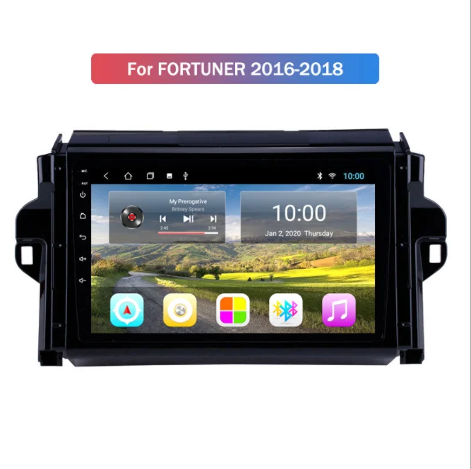 Автомобильный мультимедийный плеер CHOGATH 10 дюймов Android 9 0 GPS навигатор для Toyota Fortuner