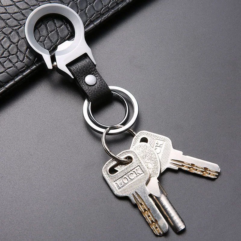 EDC Smart Key Holder Housekeeper Multi-functional Keychain Genuine Leather Keys Organizer New Design Keychain
EDC Smart Key Holder Housekeeper Multi-functional Keychain Genuine Leather Keys Organizer New Design Keychain