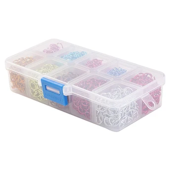 1 Box (About 5050pcs 2020Pcs 1340Pcs) 10 Colors Open Jump Rings Conectors for Keychain Jewelry Making Accessories, Art Craft
1 Box (About 5050pcs 2020Pcs 1340Pcs) 10 Colors Open Jump Rings Conectors for Keychain Jewelry Making Accessories, Art Craft