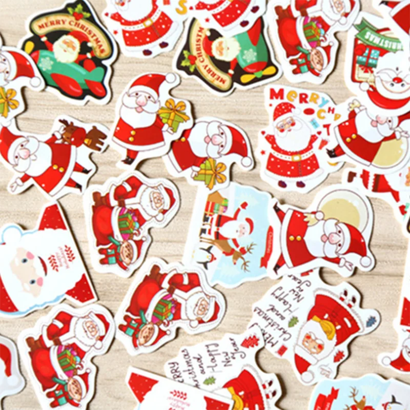 48Pcs/Box Christmas Decorative Sticker Merry Santa Claus Shaped Baking Sealing Stickers For Diy Scrapbook Diary Album Decoration
48Pcs/Box Christmas Decorative Sticker Merry Santa Claus Shaped Baking Sealing Stickers For Diy Scrapbook Diary Album Decoration