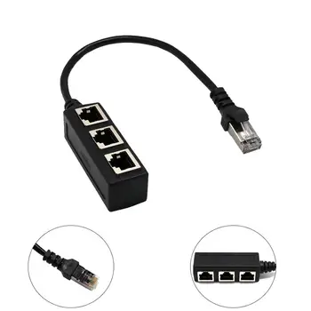 RJ45 a point three Ethernet Black Network 1 Male To 3 Female Connector Splitter Adapter for pc computer Cable Network cable
RJ45 a point three Ethernet Black Network 1 Male To 3 Female Connector Splitter Adapter for pc computer Cable Network cable