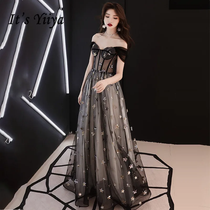 It's Yiiya Evening Dress 2020 Shining Stars Print Evening Dress Elegant Off Shoulder Formal Gowns Long robe de soiree LF110
It's Yiiya Evening Dress 2020 Shining Stars Print Evening Dress Elegant Off Shoulder Formal Gowns Long robe de soiree LF110