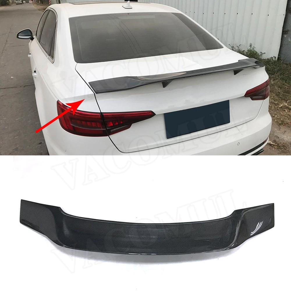 Carbon Fiber Car Rear Trunk Spoiler Wings for Audi A4 S4 RS4 Sedan 4 Door 2013-2018
Carbon Fiber Car Rear Trunk Spoiler Wings for Audi A4 S4 RS4 Sedan 4 Door 2013-2018