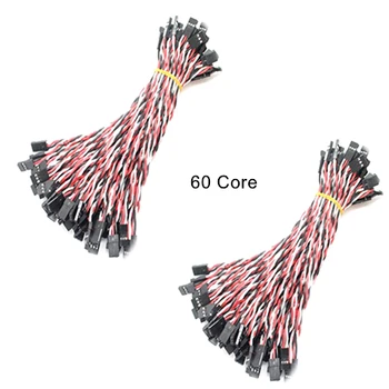 100Pcs 10cm Male to Male 60 Core Filaments Twisted Pair Wire Extension Leads For Airplane Model Steering Motor Black-Red-White
100Pcs 10cm Male to Male 60 Core Filaments Twisted Pair Wire Extension Leads For Airplane Model Steering Motor Black-Red-White
