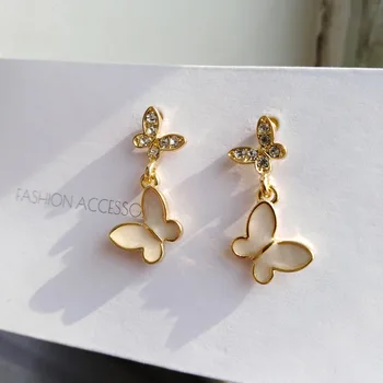 S925 Silver Needle South Korea Elegant Elegant Butterfly Fresh Literature and Art INS-Style Simple Earrings Online Celebrity Ear
S925 Silver Needle South Korea Elegant Elegant Butterfly Fresh Literature and Art INS-Style Simple Earrings Online Celebrity Ear