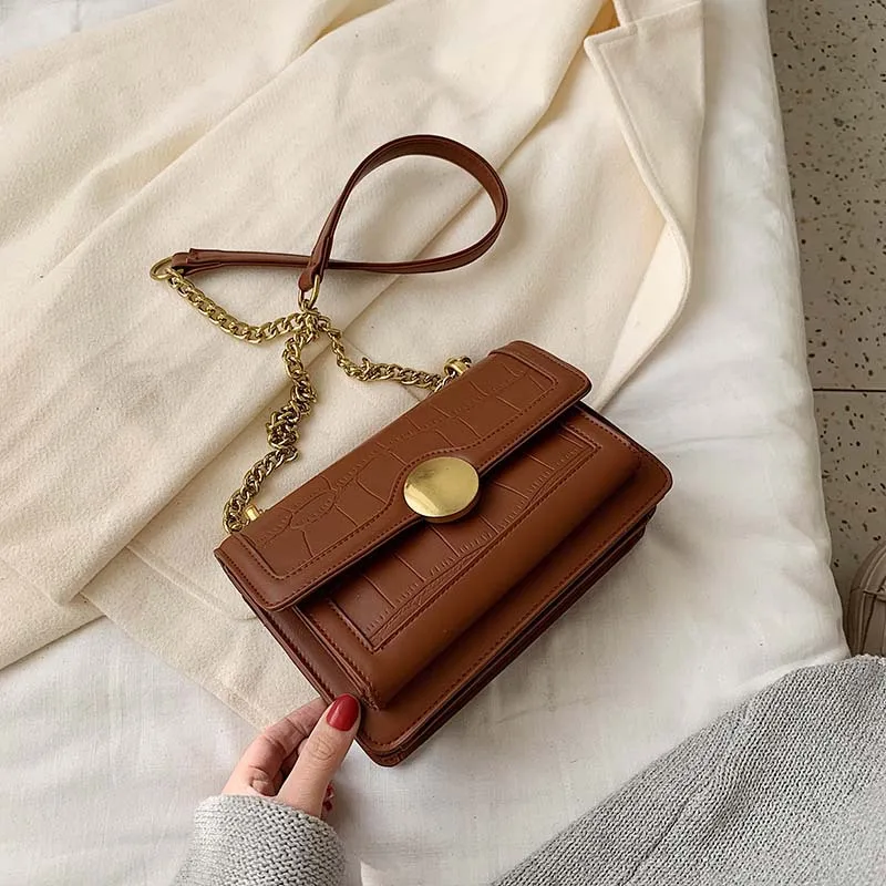 Stone Pattern Chain Square Sling Bag New Style 2019 WOMEN'S Fashion Handbag Shoulder Bag Commuting Vintage Hand Trendy Bag
Stone Pattern Chain Square Sling Bag New Style 2019 WOMEN'S Fashion Handbag Shoulder Bag Commuting Vintage Hand Trendy Bag