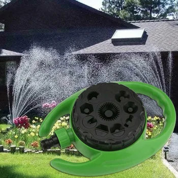 Garden Yard Dial Sprinkler 9-Pattern Turret Spray Stationary Sprinkler Head 360 Rotating Automatic Watering Irrigation System
Garden Yard Dial Sprinkler 9-Pattern Turret Spray Stationary Sprinkler Head 360 Rotating Automatic Watering Irrigation System