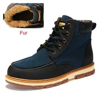 Fashion Men Faux Suede Leather Low Heel Lace-up Winter Shoe Round Toe Ankle High Style Male High Quality Martin Warm Boots 4M064
Fashion Men Faux Suede Leather Low Heel Lace-up Winter Shoe Round Toe Ankle High Style Male High Quality Martin Warm Boots 4M064
