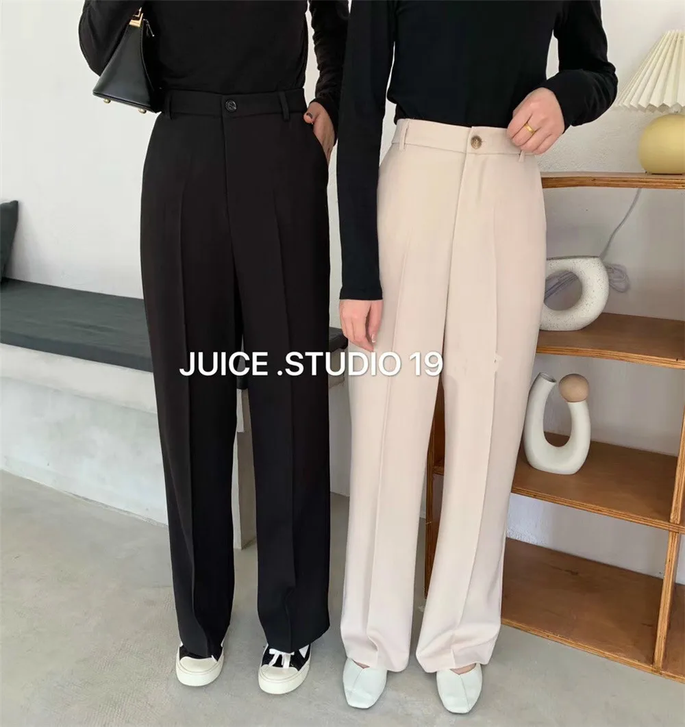 ZOSOL Loose Pants Women's High-waisted Drape Spring &Summer 2020 New Style Loose-Fit Casual Suit Straight-Cut Mopping Long Pants
ZOSOL Loose Pants Women's High-waisted Drape Spring &Summer 2020 New Style Loose-Fit Casual Suit Straight-Cut Mopping Long Pants