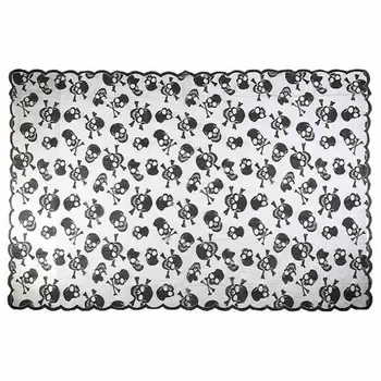 Halloween Skull Tablecloth European And American Ghost Festival Lace Black Round Polyester Tablecloth
Halloween Skull Tablecloth European And American Ghost Festival Lace Black Round Polyester Tablecloth
