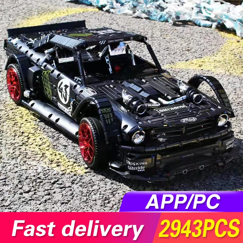 Remote Control Technic Series Fords Mustang Hoonicorn RTR V2 Model Kit MOC-22970 Building Blocks Bricks Educational Kids Toys
Remote Control Technic Series Fords Mustang Hoonicorn RTR V2 Model Kit MOC-22970 Building Blocks Bricks Educational Kids Toys