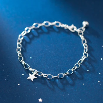 Modian Classic Simple Star Geometric Oval Bracelet for Women Adjustable 925 Sterling Silver Bracelet Fine Jewelry 2020 New
Modian Classic Simple Star Geometric Oval Bracelet for Women Adjustable 925 Sterling Silver Bracelet Fine Jewelry 2020 New