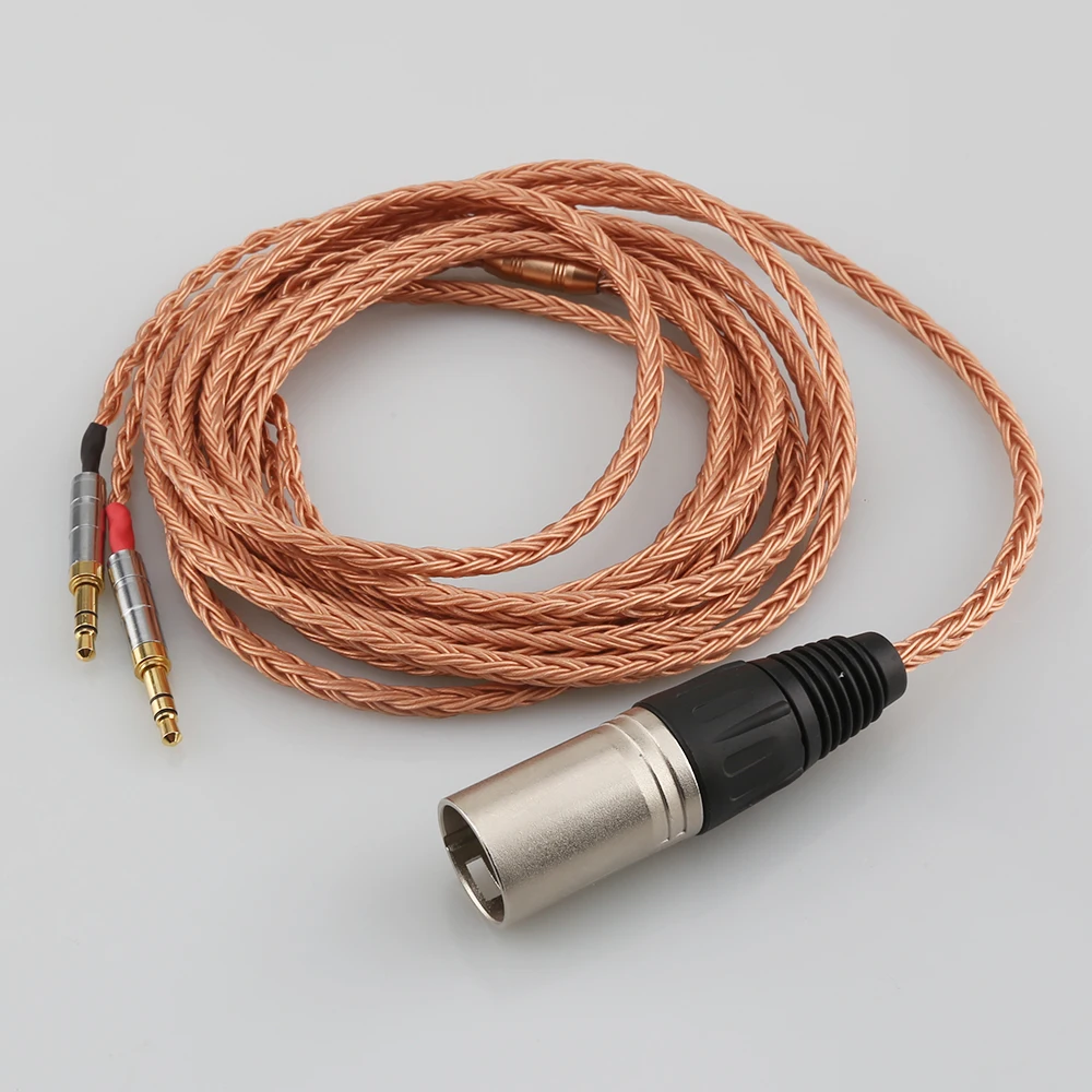HiFi XLR Balanced 16 cores 99% Pure 7N OCC Copper Headphone Cable for Hifiman Sundara Ananda HE1000se HE6se he400i he400se Arya HiFi XLR Balanced 16 cores 99% Pure 7N OCC Copper Headphone Cable for Hifiman Sundara Ananda HE1000se HE6se he400i he400se Arya