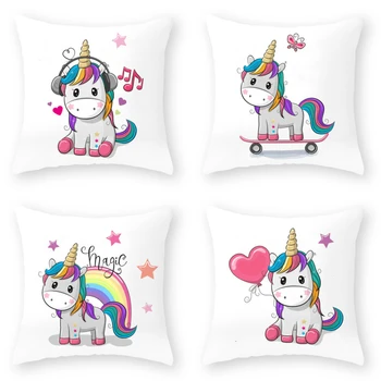 Cute Cartoon Unicorn Cushion Cover Polyester Creative Unicorn Decorative Pillowcase Throw Pillow Case Unicorn Home Decoration
Cute Cartoon Unicorn Cushion Cover Polyester Creative Unicorn Decorative Pillowcase Throw Pillow Case Unicorn Home Decoration
