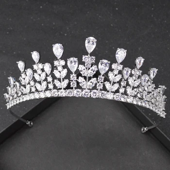 Fashion New Baroque Bride Zircon Crown Wedding Rhinestone Hair Accessories Handmade Luxury Ladies Head Jewelry decoration
Fashion New Baroque Bride Zircon Crown Wedding Rhinestone Hair Accessories Handmade Luxury Ladies Head Jewelry decoration
