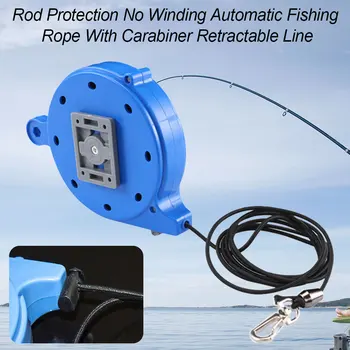 Accessory With Carabiner Windproof Retractable Line Elastic Rod Protection Universal Cassette Automatic Fishing Rope Pulling
Accessory With Carabiner Windproof Retractable Line Elastic Rod Protection Universal Cassette Automatic Fishing Rope Pulling