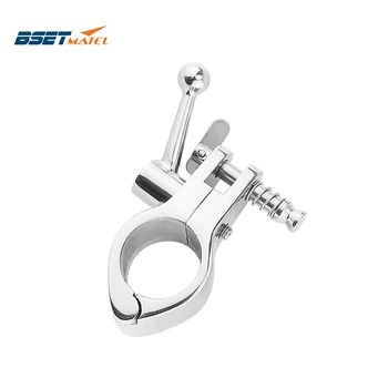 Stainless Steel 316 Jaw-like Slide Awning Clamp with Quick Release Pin Bimini Top Hinged Slide Fitting Hardware Marine Boat
Stainless Steel 316 Jaw-like Slide Awning Clamp with Quick Release Pin Bimini Top Hinged Slide Fitting Hardware Marine Boat